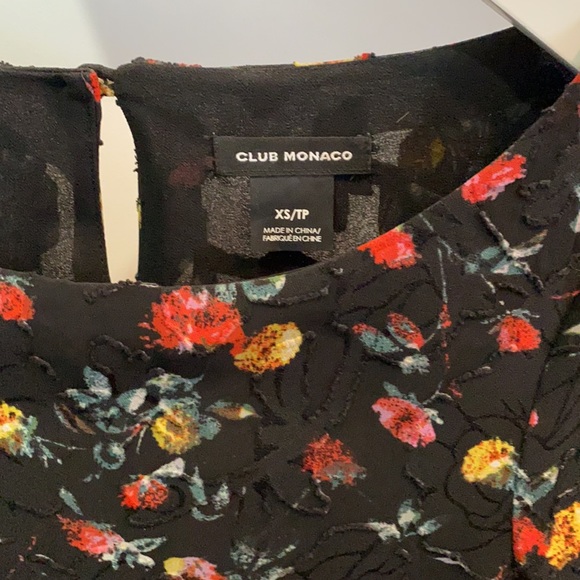 Club Monaco Floral Bell Sleeve Blouse - Picture 3 of 3